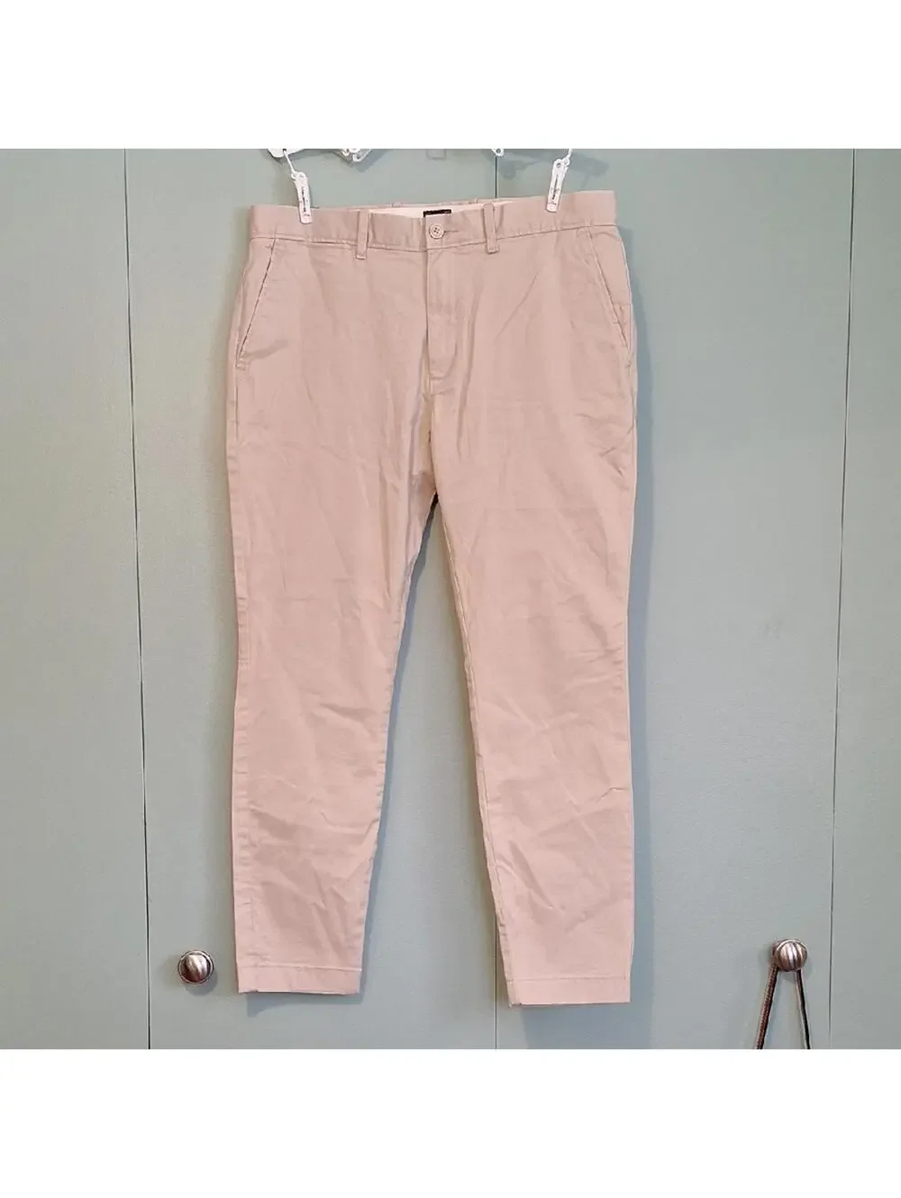 Nwt J. Crew Mens 250 Skinny Khaki Pant Size 34
